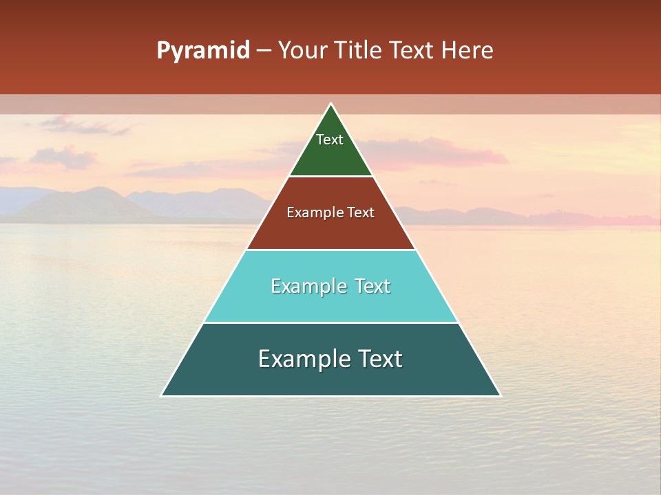 A Beautiful Sunset Over The Ocean Powerpoint Template PowerPoint Template
