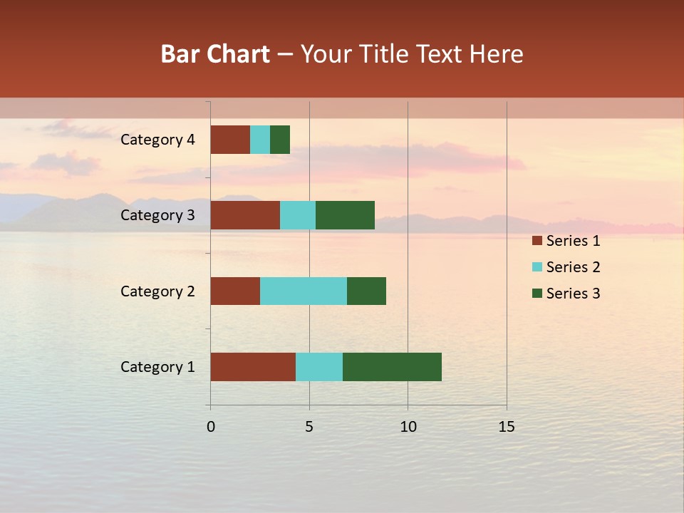 A Beautiful Sunset Over The Ocean Powerpoint Template PowerPoint Template