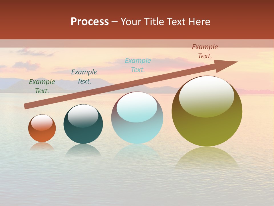 A Beautiful Sunset Over The Ocean Powerpoint Template PowerPoint Template