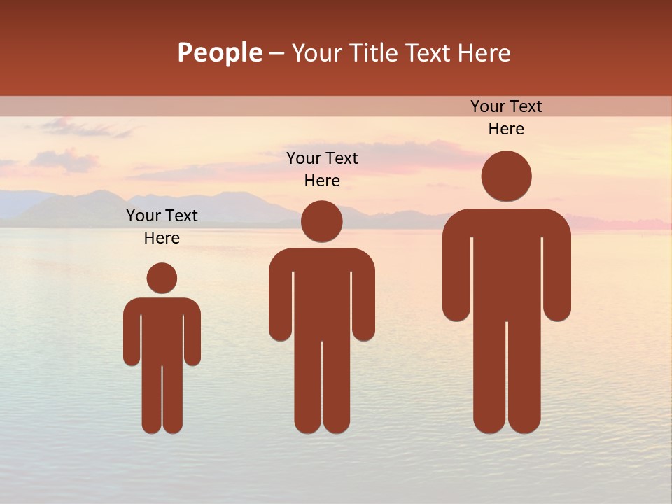 A Beautiful Sunset Over The Ocean Powerpoint Template PowerPoint Template