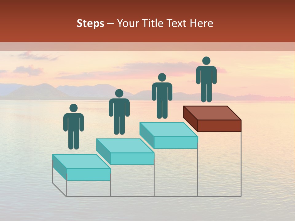 A Beautiful Sunset Over The Ocean Powerpoint Template PowerPoint Template