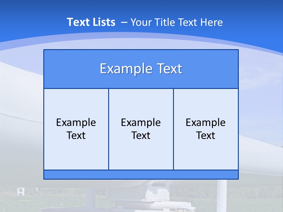 A Large White Pipe Sitting In The Middle Of A Field PowerPoint Template