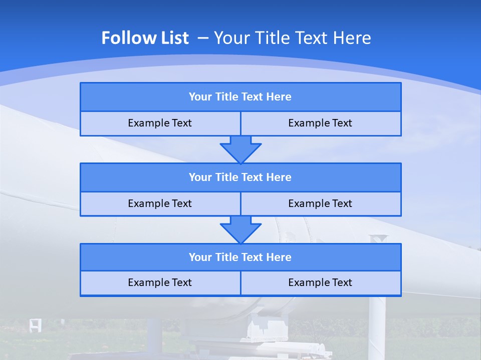 A Large White Pipe Sitting In The Middle Of A Field PowerPoint Template