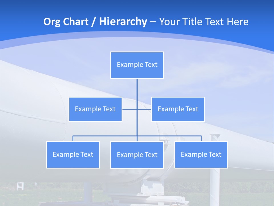 A Large White Pipe Sitting In The Middle Of A Field PowerPoint Template