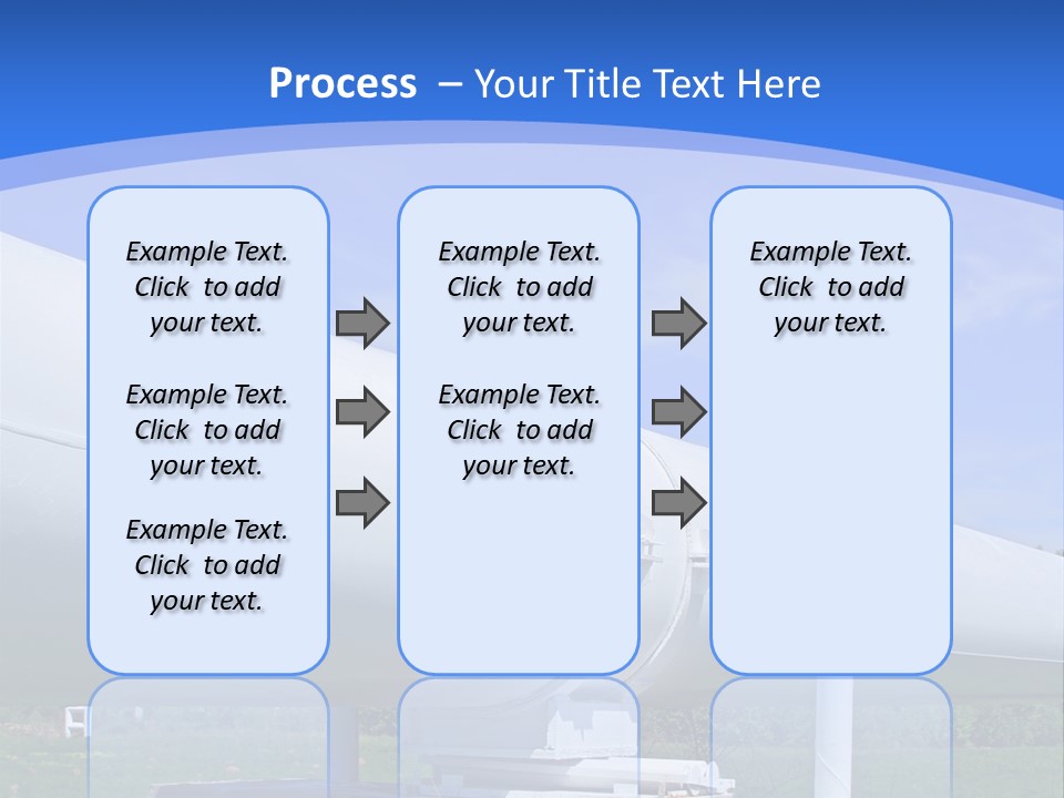 A Large White Pipe Sitting In The Middle Of A Field PowerPoint Template