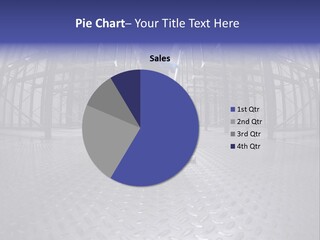 A Man In A Blue Coverall Is Cleaning The Floor With A Mop PowerPoint Template