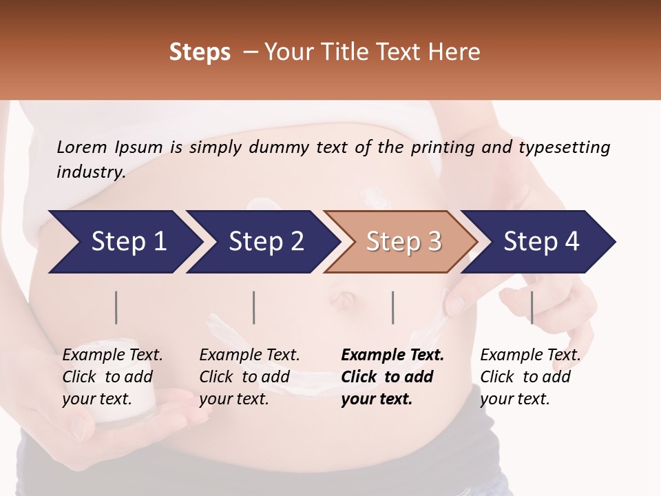 A Pregnant Woman Holding A Bottle Of Pills PowerPoint Template
