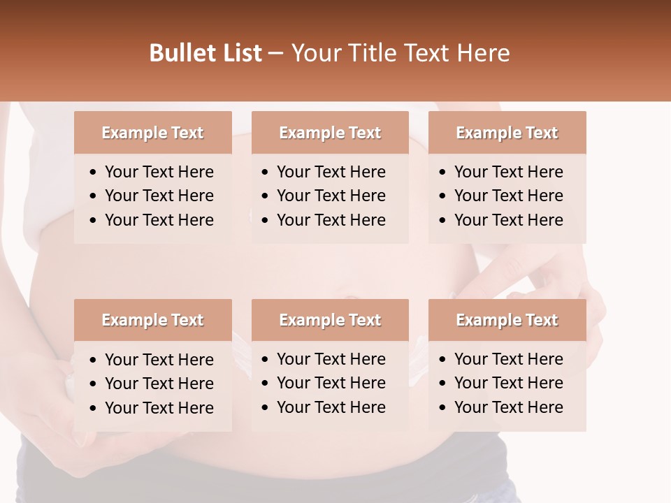 A Pregnant Woman Holding A Bottle Of Pills PowerPoint Template