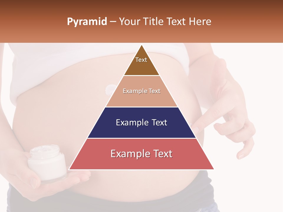A Pregnant Woman Holding A Bottle Of Pills PowerPoint Template