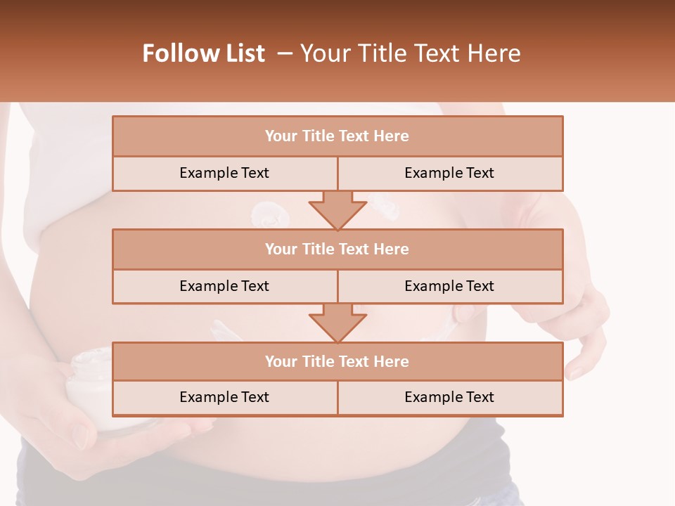 A Pregnant Woman Holding A Bottle Of Pills PowerPoint Template