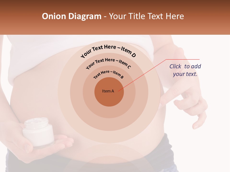 A Pregnant Woman Holding A Bottle Of Pills PowerPoint Template