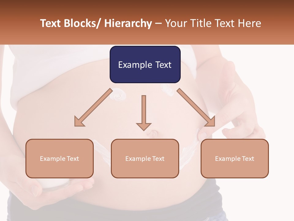 A Pregnant Woman Holding A Bottle Of Pills PowerPoint Template