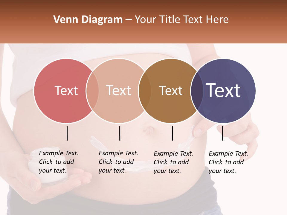 A Pregnant Woman Holding A Bottle Of Pills PowerPoint Template