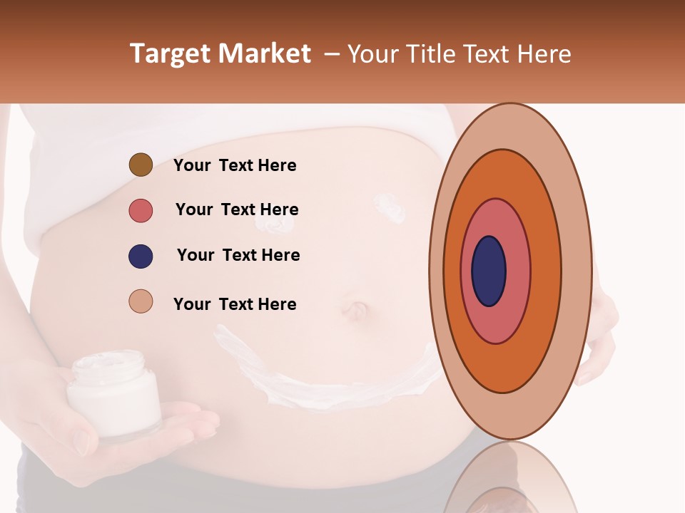A Pregnant Woman Holding A Bottle Of Pills PowerPoint Template
