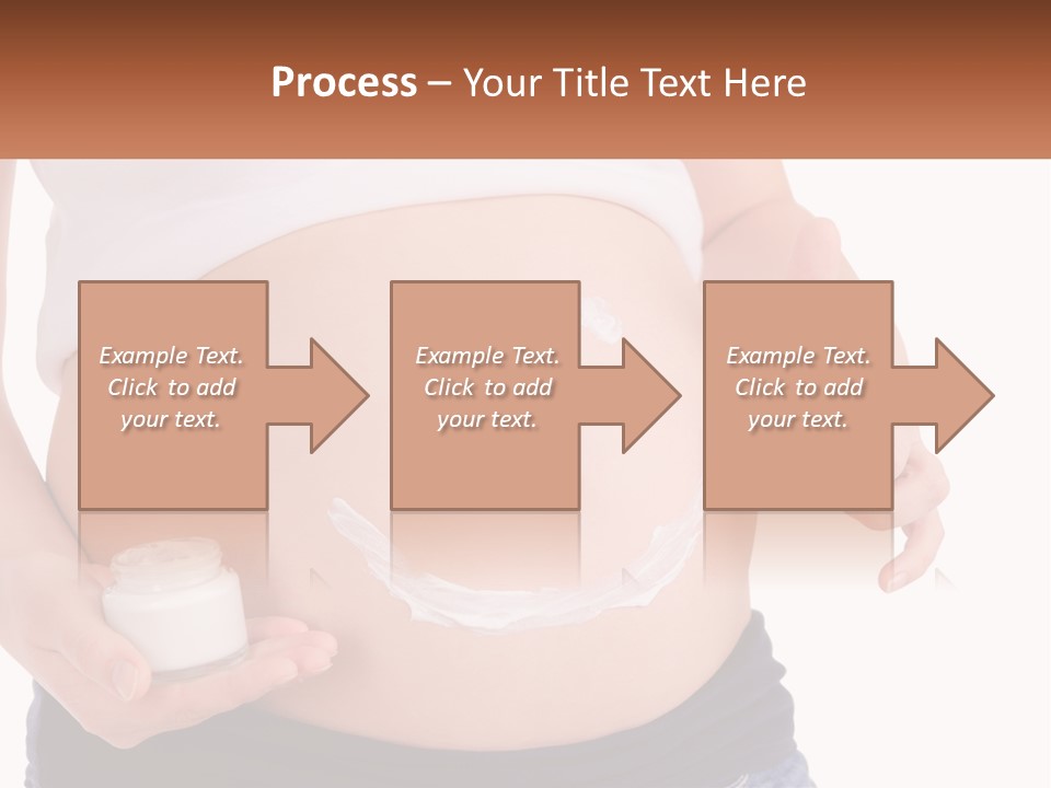 A Pregnant Woman Holding A Bottle Of Pills PowerPoint Template