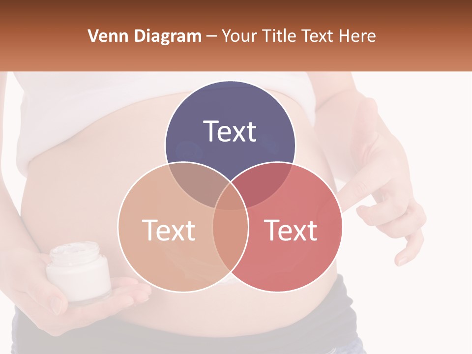A Pregnant Woman Holding A Bottle Of Pills PowerPoint Template
