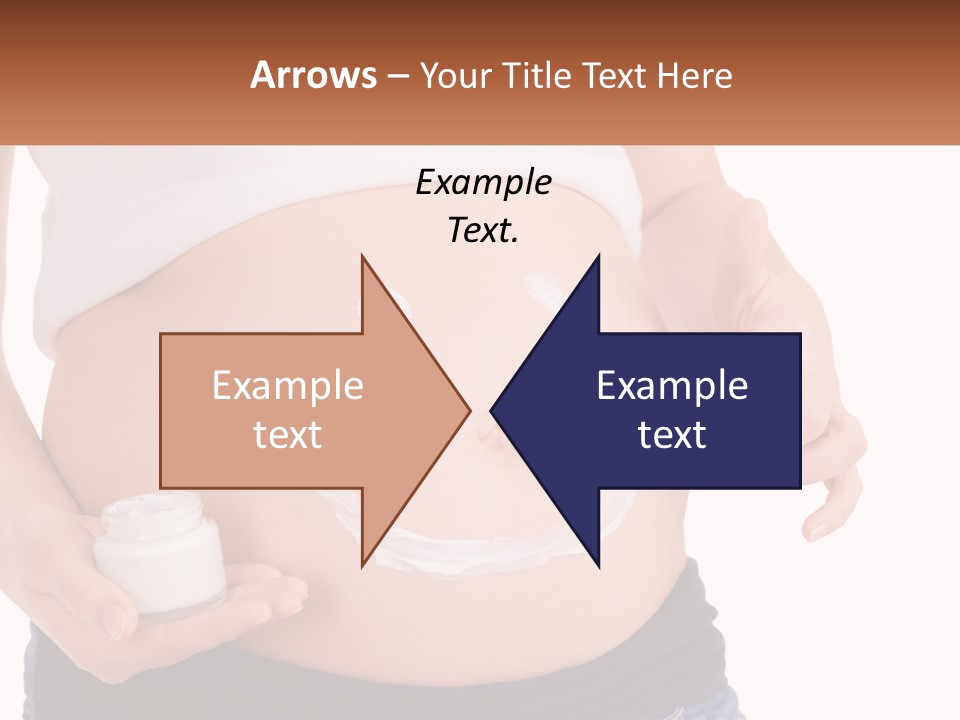 A Pregnant Woman Holding A Bottle Of Pills PowerPoint Template
