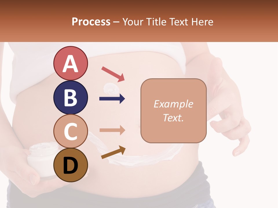 A Pregnant Woman Holding A Bottle Of Pills PowerPoint Template