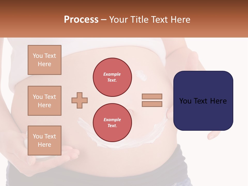 A Pregnant Woman Holding A Bottle Of Pills PowerPoint Template