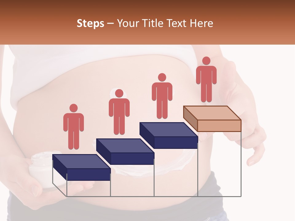 A Pregnant Woman Holding A Bottle Of Pills PowerPoint Template