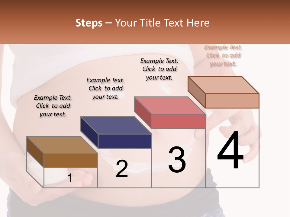 A Pregnant Woman Holding A Bottle Of Pills PowerPoint Template