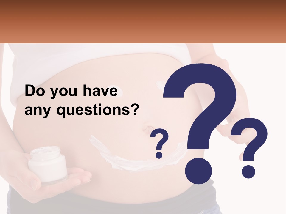 A Pregnant Woman Holding A Bottle Of Pills PowerPoint Template