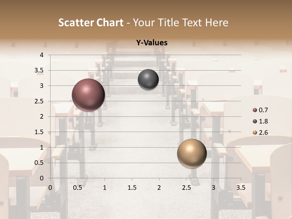 A Room Filled With Lots Of Desks And Chairs PowerPoint Template