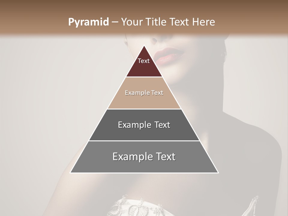 A Woman In A Dress With A Tiara On Her Head PowerPoint Template