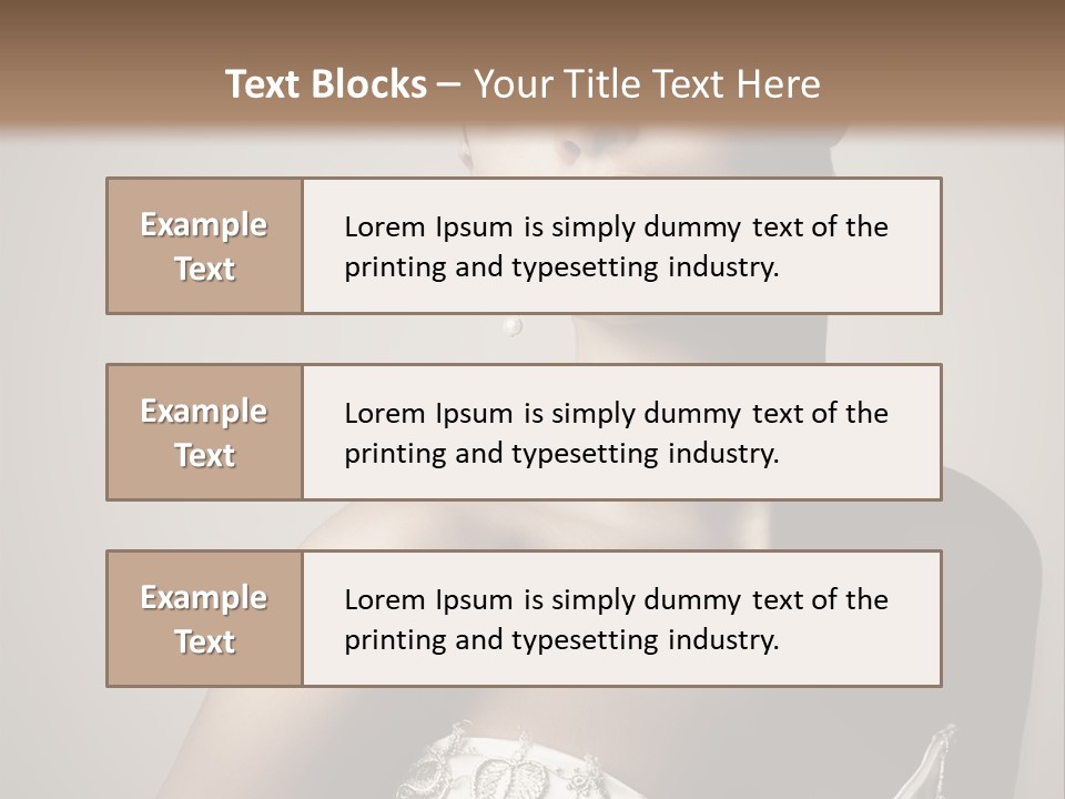A Woman In A Dress With A Tiara On Her Head PowerPoint Template