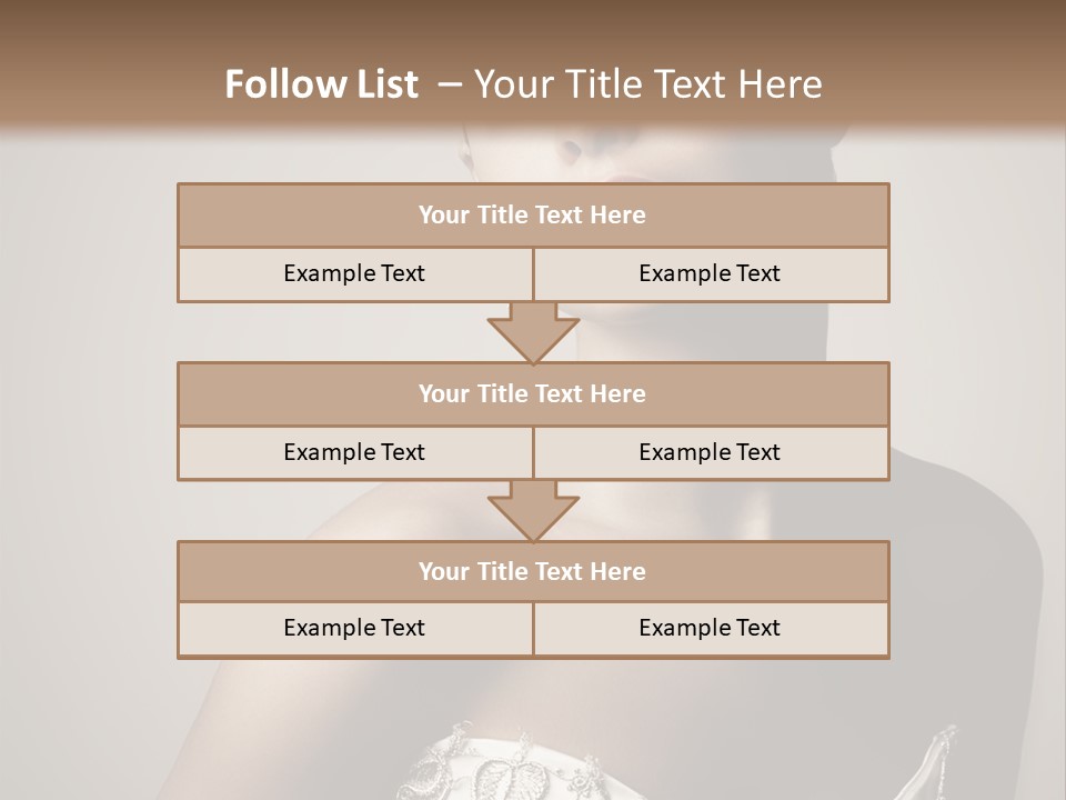 A Woman In A Dress With A Tiara On Her Head PowerPoint Template