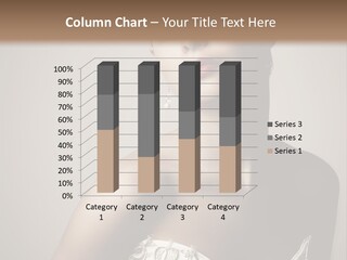 A Woman In A Dress With A Tiara On Her Head PowerPoint Template
