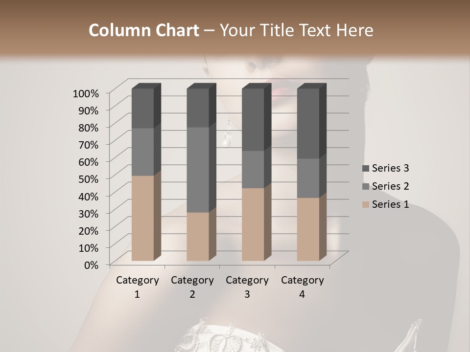 A Woman In A Dress With A Tiara On Her Head PowerPoint Template