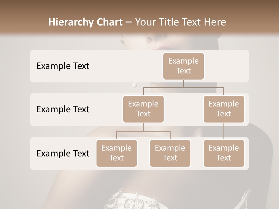A Woman In A Dress With A Tiara On Her Head PowerPoint Template