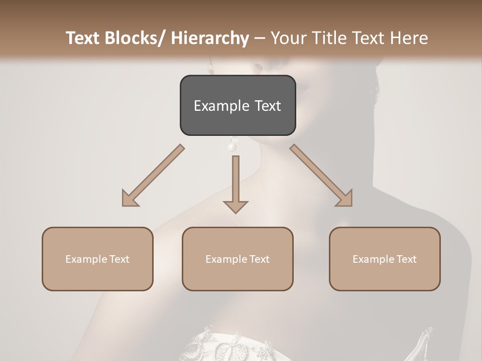 A Woman In A Dress With A Tiara On Her Head PowerPoint Template