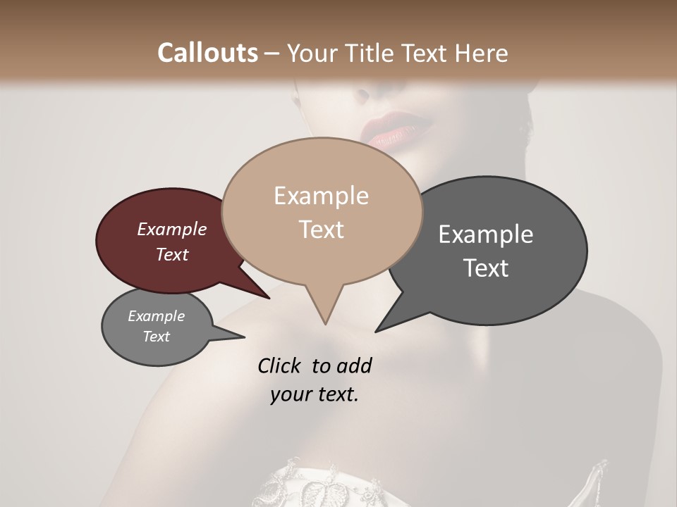 A Woman In A Dress With A Tiara On Her Head PowerPoint Template