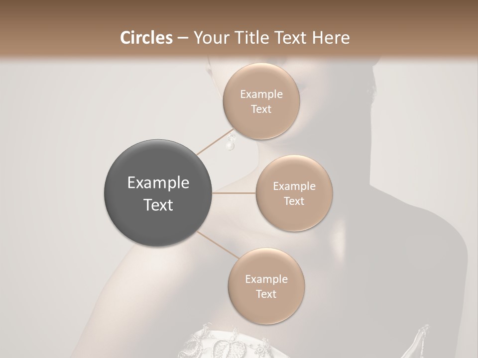 A Woman In A Dress With A Tiara On Her Head PowerPoint Template