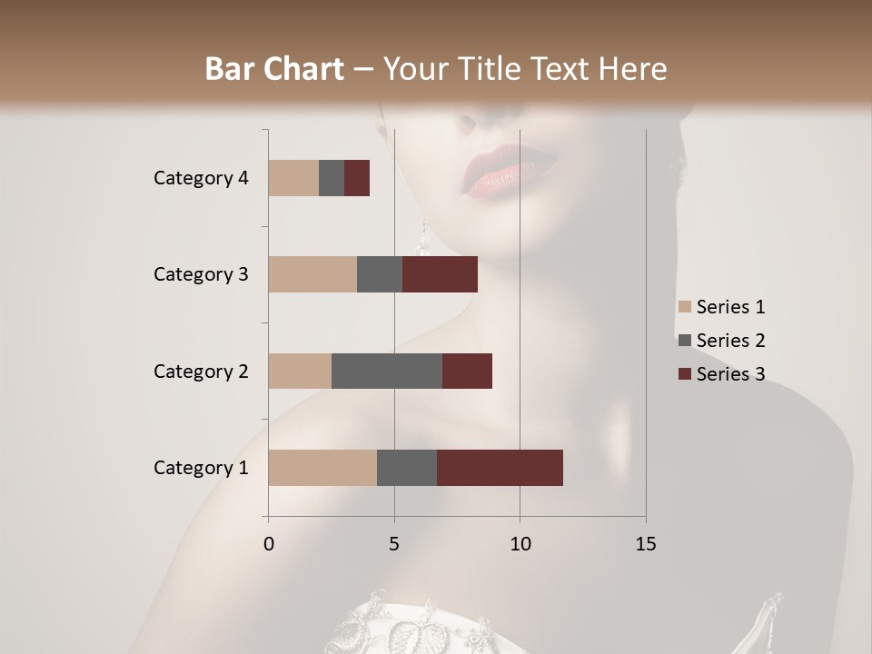 A Woman In A Dress With A Tiara On Her Head PowerPoint Template