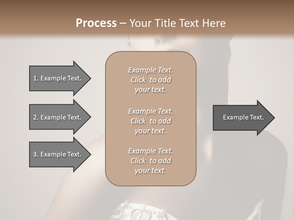 A Woman In A Dress With A Tiara On Her Head PowerPoint Template