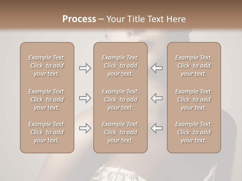 A Woman In A Dress With A Tiara On Her Head PowerPoint Template
