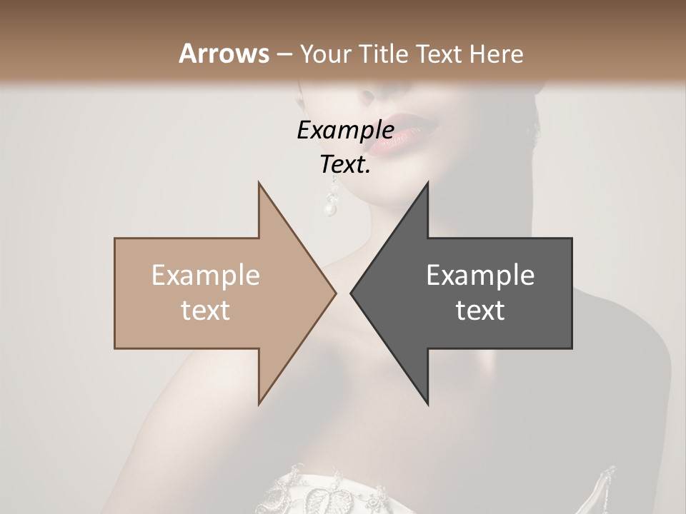 A Woman In A Dress With A Tiara On Her Head PowerPoint Template