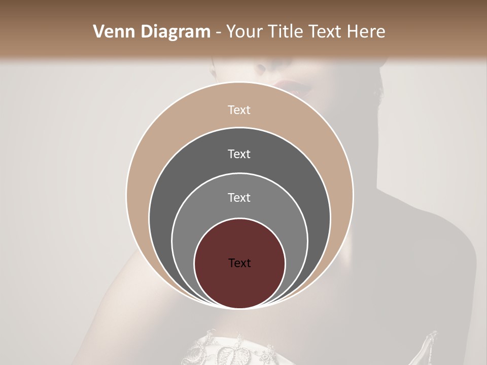 A Woman In A Dress With A Tiara On Her Head PowerPoint Template
