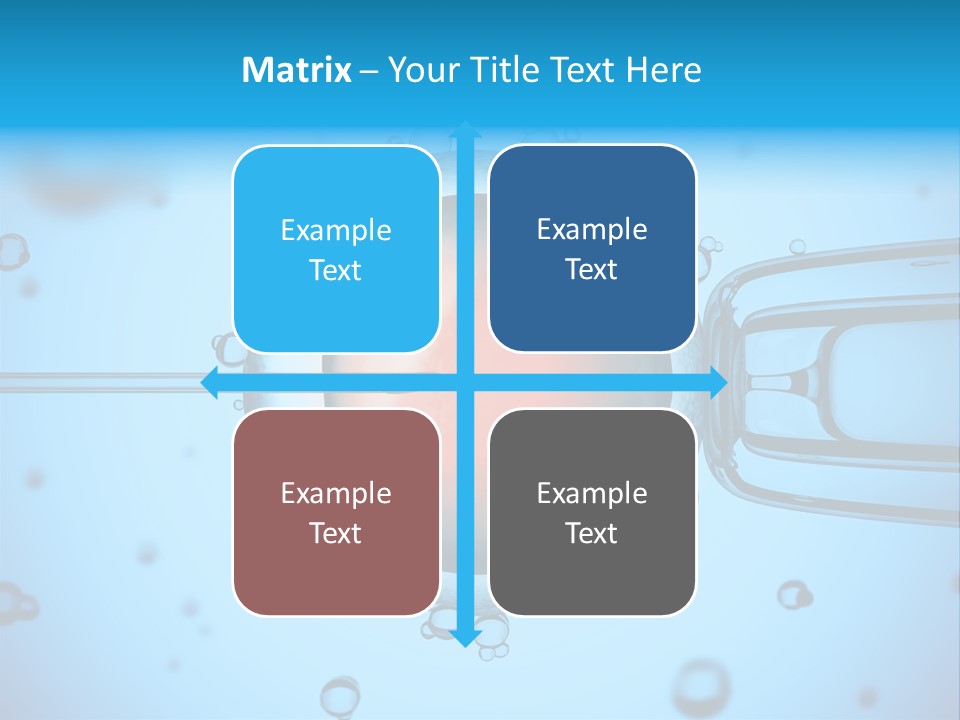 An Image Of A Cell Phone With Water Droplets On It PowerPoint Template
