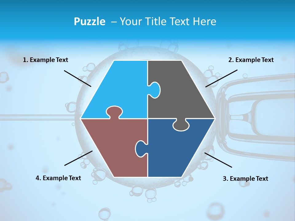 An Image Of A Cell Phone With Water Droplets On It PowerPoint Template