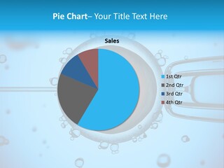 An Image Of A Cell Phone With Water Droplets On It PowerPoint Template