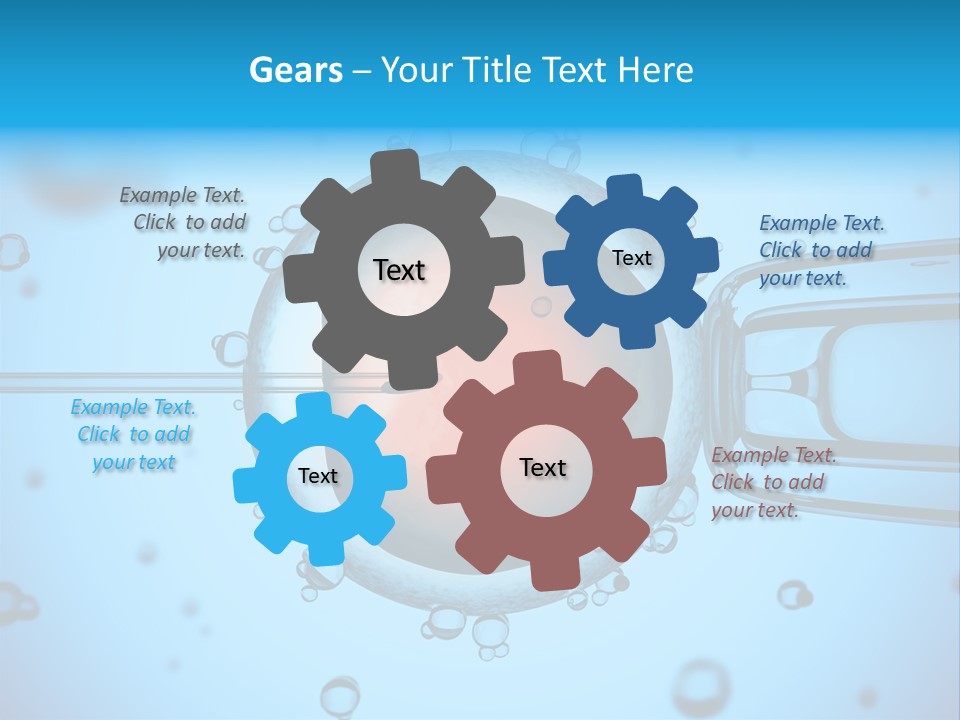 An Image Of A Cell Phone With Water Droplets On It PowerPoint Template