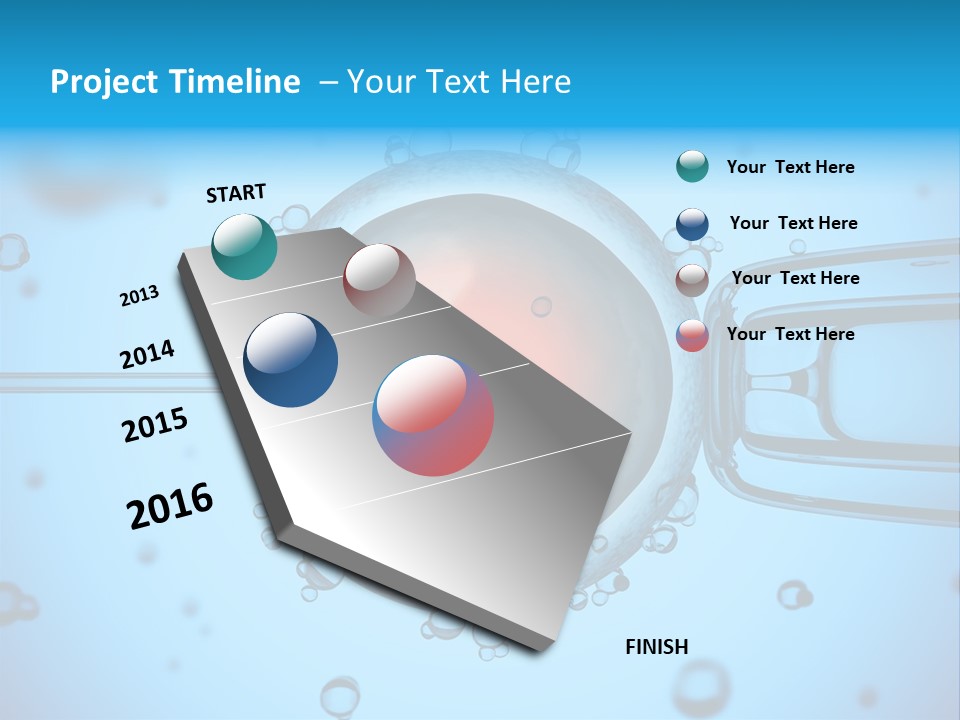 An Image Of A Cell Phone With Water Droplets On It PowerPoint Template