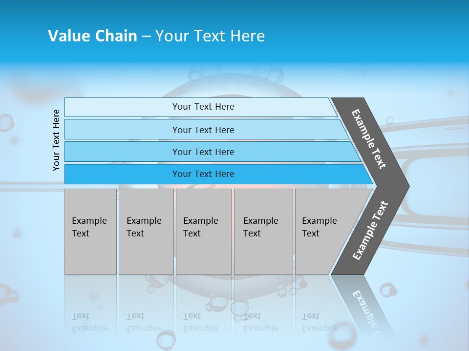 An Image Of A Cell Phone With Water Droplets On It PowerPoint Template