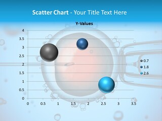 An Image Of A Cell Phone With Water Droplets On It PowerPoint Template