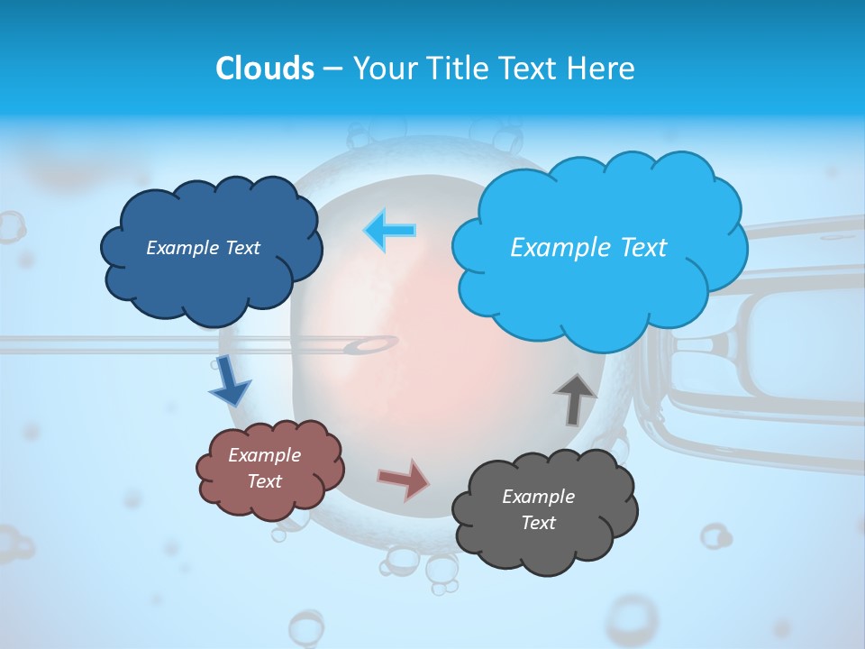 An Image Of A Cell Phone With Water Droplets On It PowerPoint Template