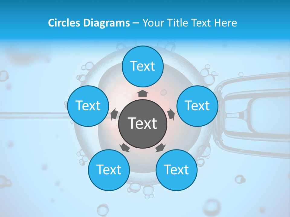 An Image Of A Cell Phone With Water Droplets On It PowerPoint Template